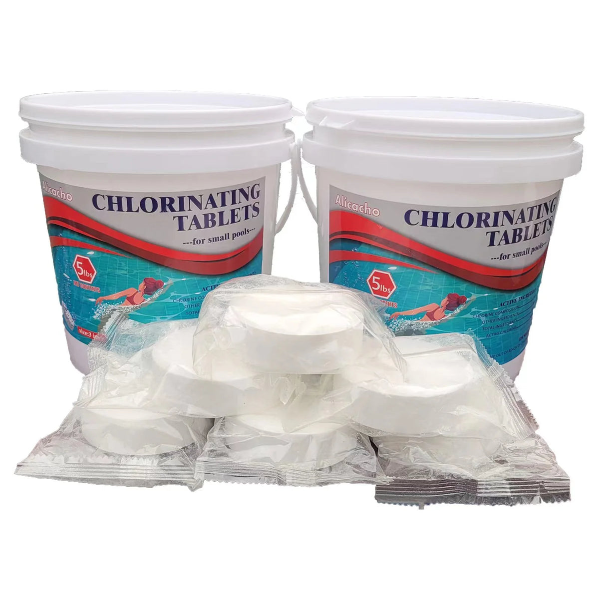 10 lbs - 3" Inch Chlorine Tablets (2 Buckets)